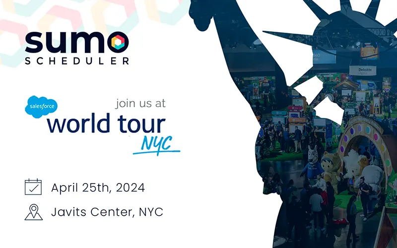 SUMO Scheduler rocks Salesforce World Tour NYC (April)